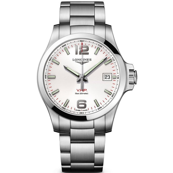 Longines Men's L37164766 Conquest Stainless Steel Watch