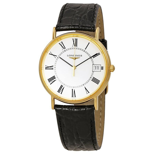 Longines Men's L4.819.2.11.2 Le Grande Classique Black Leather Watch