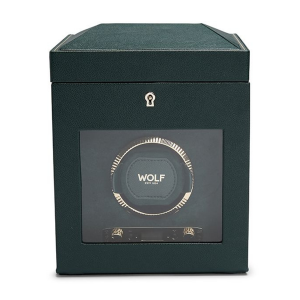 WOLF 1834 British Racing Green Single Watch Winder