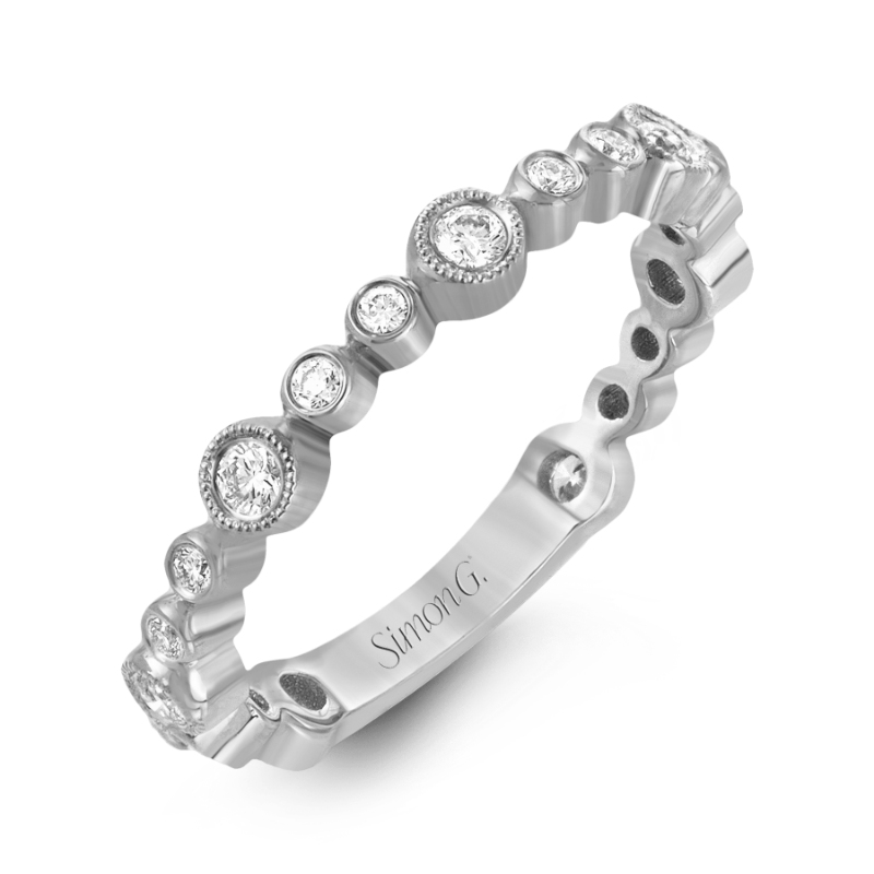 LP4333 Diamond Fashion Ring In 18 Karat White Gold