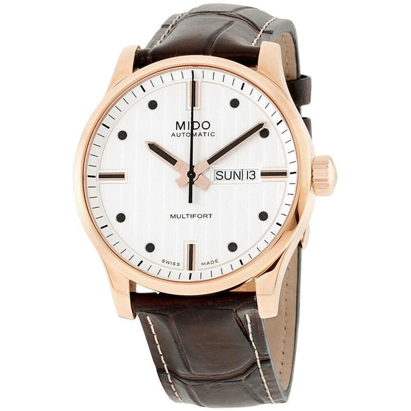 Mido Men's M005.430.36.031.00 Multifort Brown Leather Watch