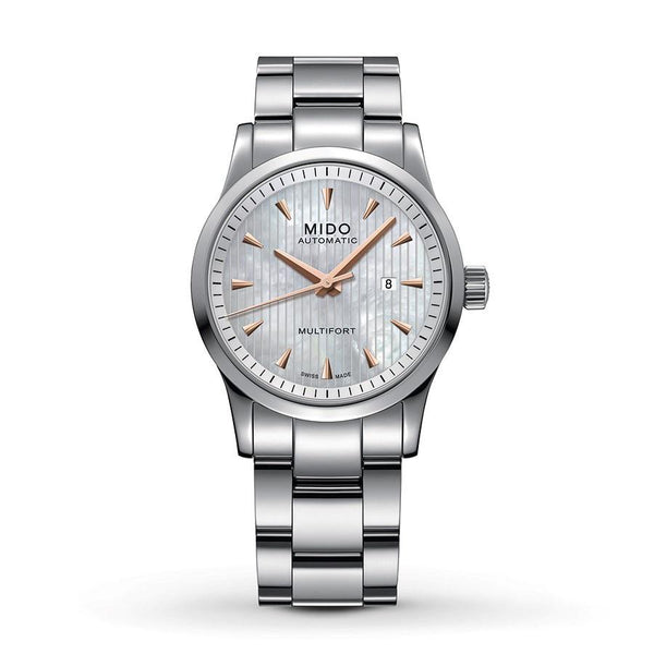 Mido Women's M0050071110100 Multifort Stainless Steel Watch