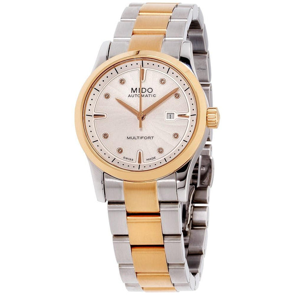 Mido Women's M0050072203600 Multifort Two-Tone Stainless Steel Watch