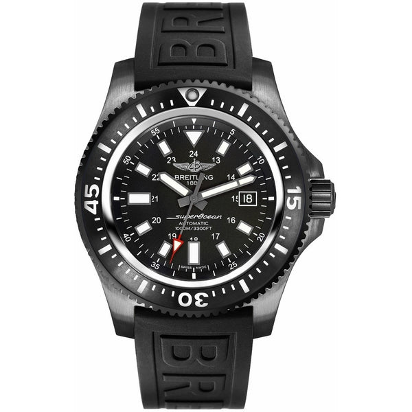 Breitling Men's M1739313-BE92-153S Superocean Black Rubber Watch