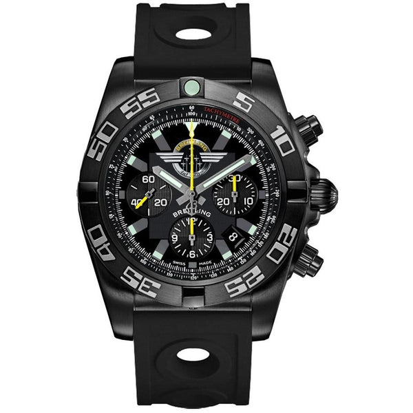 Breitling Men's MB01109L-BD48-227S Chronomat 44 Chronograph Black Rubber Watch