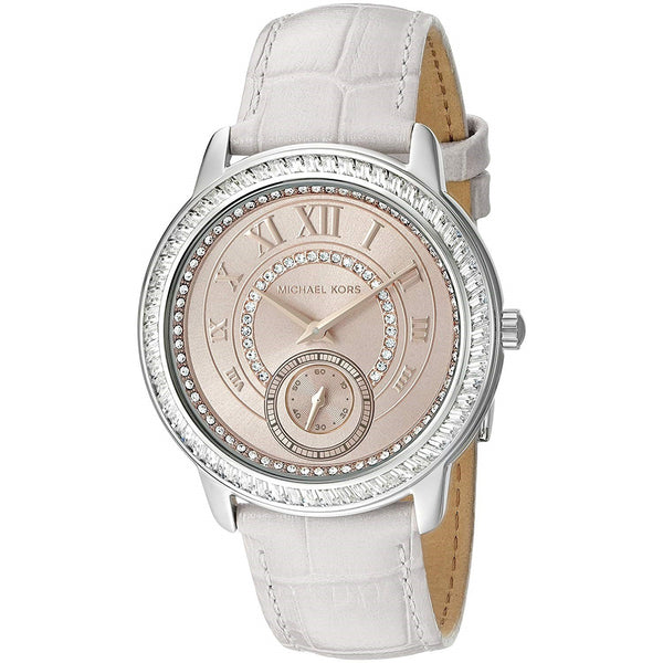 Michael Kors Women's MK2446 Madelyn Crystal Grey Leather Watch