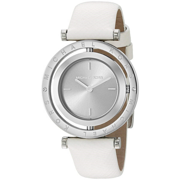 Michael Kors Women's MK2524 Averi White Leather Watch