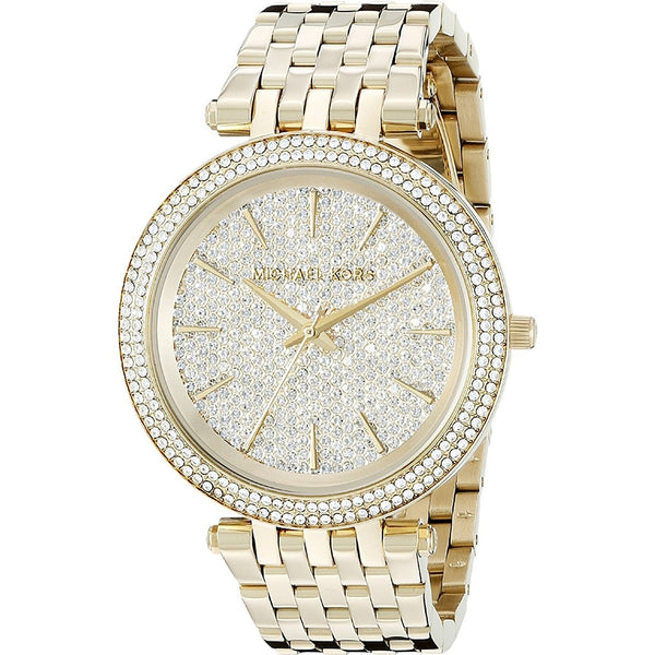 Michael Kors Women's MK3438 Darci Crystal Gold-Tone Stainless Steel Watch