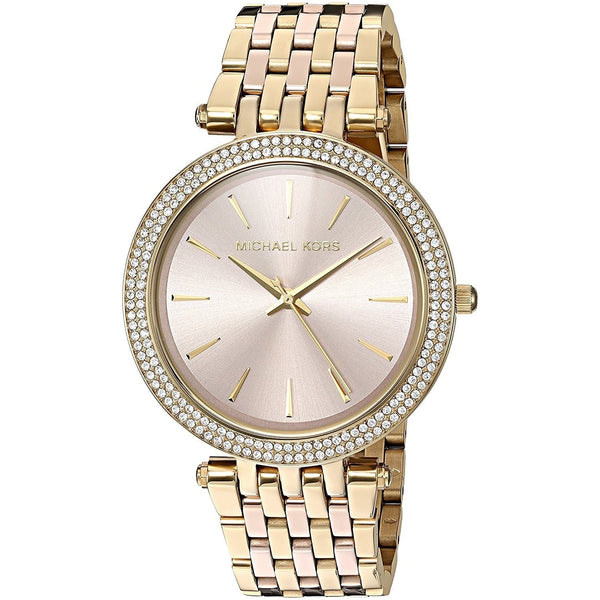 Michael Kors Women's MK3507 Darci Crystal Two-Tone Stainless Steel Watch