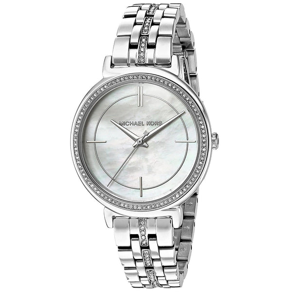Michael Kors Women's MK3641 Cinthia Crystal Stainless Steel Watch