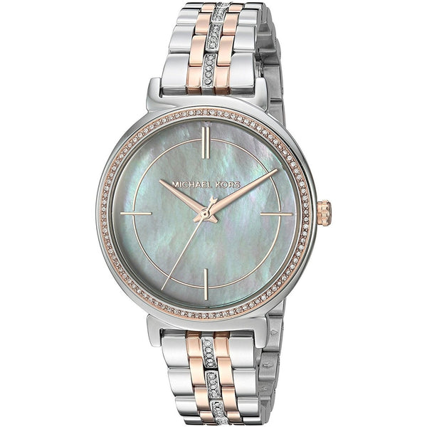 Michael Kors Women's MK3642 Cinthia Crystal Two-Tone Stainless Steel Watch