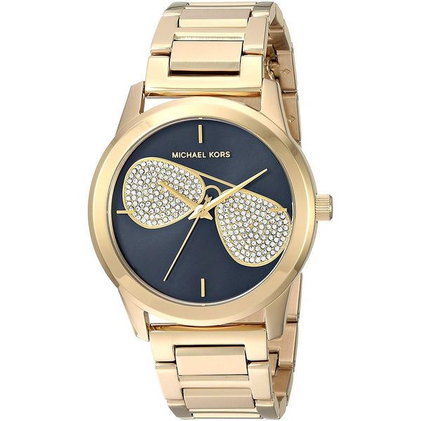 Michael Kors Women's MK3647 Hartman Crystal Gold-Tone Stainless Steel Watch