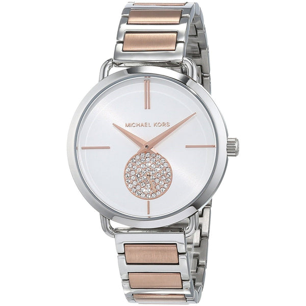 Michael Kors Women's MK3709 Portia Crystal Two-Tone Stainless Steel Watch