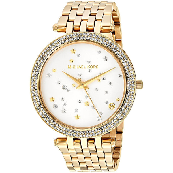 Michael Kors Women's MK3727 Darci Stars Crystal Gold-Tone Stainless Steel Watch