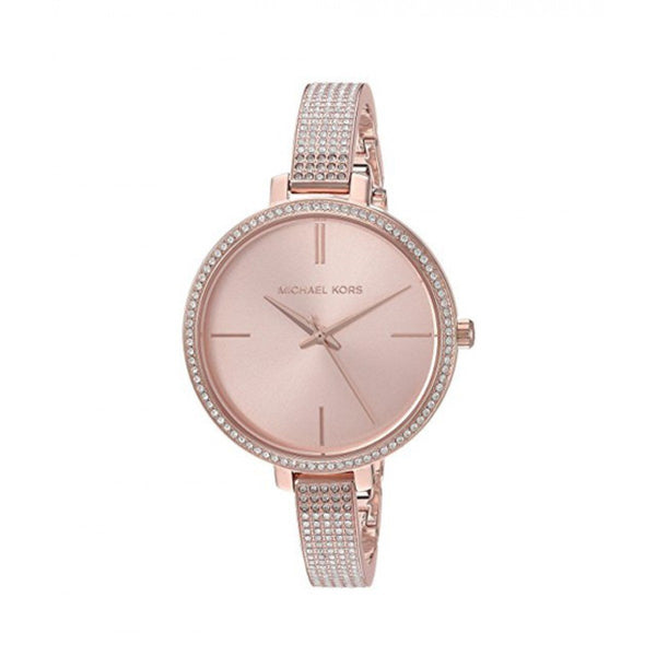 Michael Kors Women's MK3785 Jaryn Crystal Rose-Tone Stainless Steel Watch