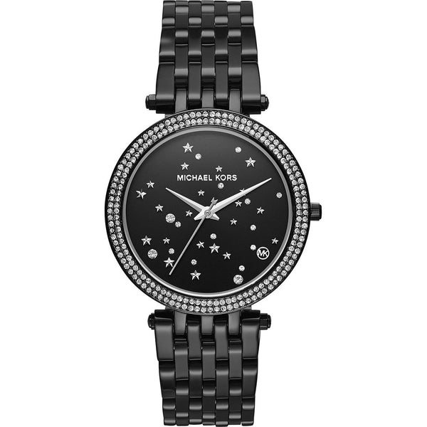 Michael Kors Women's MK3787 Darci Stars Crystal Black Stainless Steel Watch