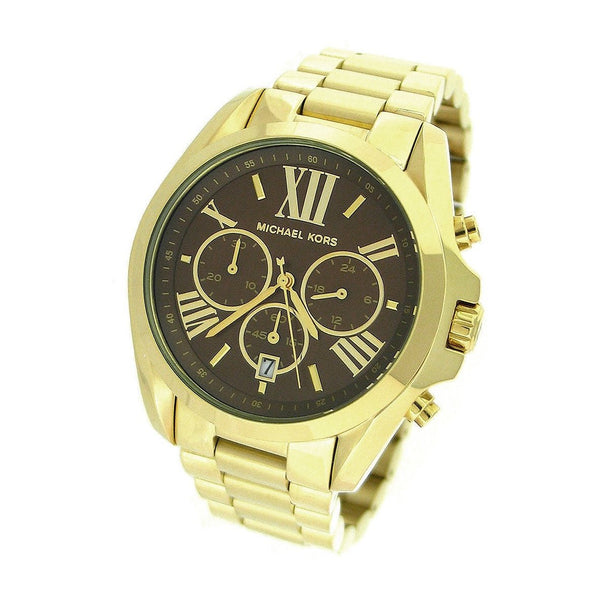 Michael Kors Women's MK5502 Bradshaw Chronograph Gold-Tone Stainless Steel Watch