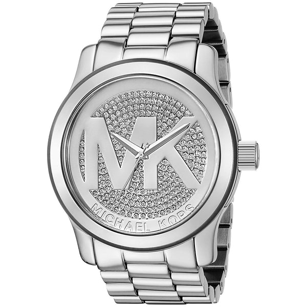 Michael Kors Women's MK5544 Runway Crystal Stainless Steel Watch