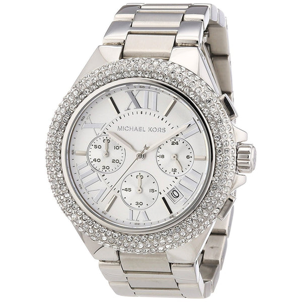 Michael Kors Women's MK5634 Cammille Chronograph Crystal Stainless Steel Watch