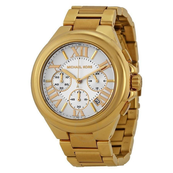 Michael Kors Women's MK5635 Camille Chronograph Gold-Tone Stainless Steel Watch