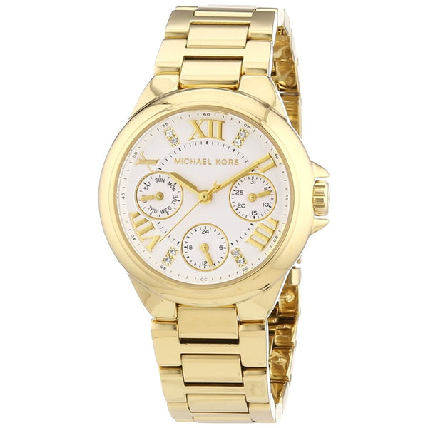 Michael Kors Women's MK5759 Camille Chronograph Crystal Gold-Tone Stainless Steel Watch