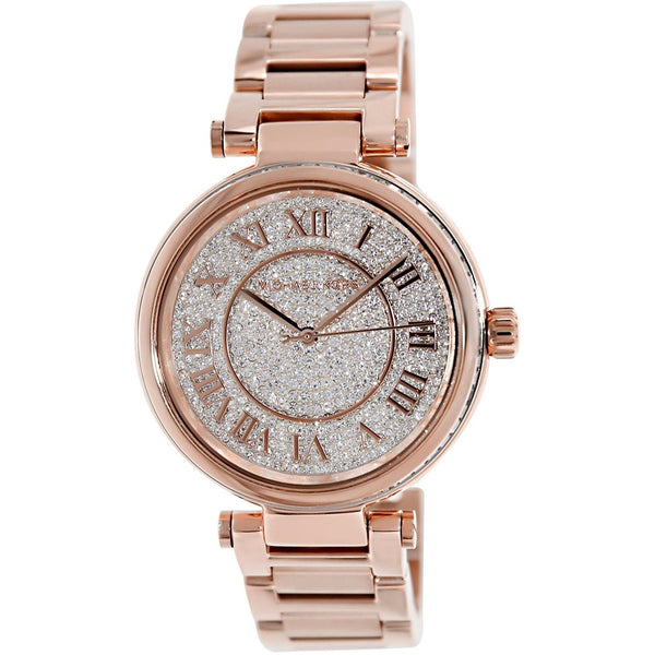 Michael Kors Women's MK5868 Skylar Crystal Rose-Tone Stainless Steel Watch