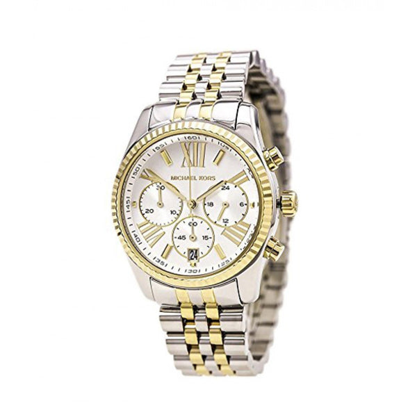 Michael Kors Women's MK5955 Lexington Chronograph Two-Tone Stainless Steel Watch