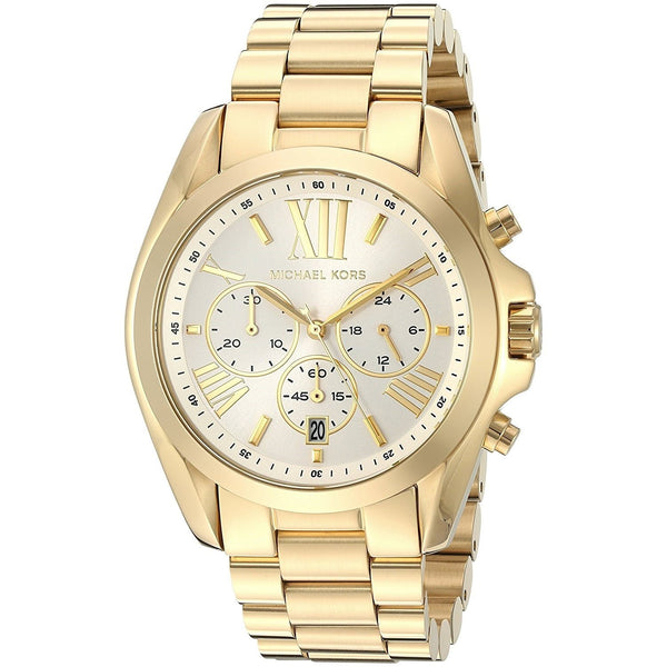 Michael Kors Women's MK6266 Bradshaw Chronograph Gold-tone Stainless Steel Watch