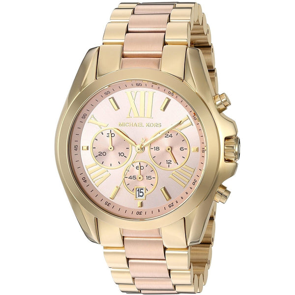 Michael Kors Women's MK6359 Bradshaw Chronograph Two-Tone Stainless Steel Watch