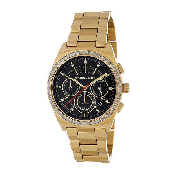 Michael Kors Women's MK6446 Vail Chronograph Gold-Tone Stainless Steel Watch