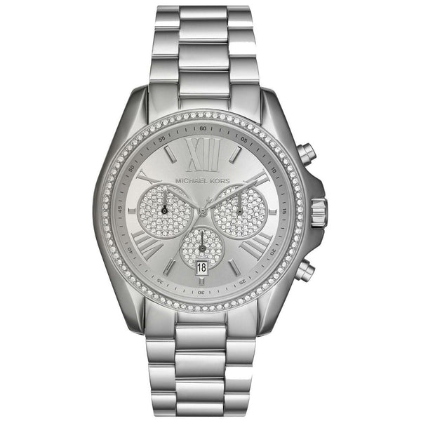 Michael Kors Women's MK6537 Bradshaw Chronograph Crystal Stainless Steel Watch