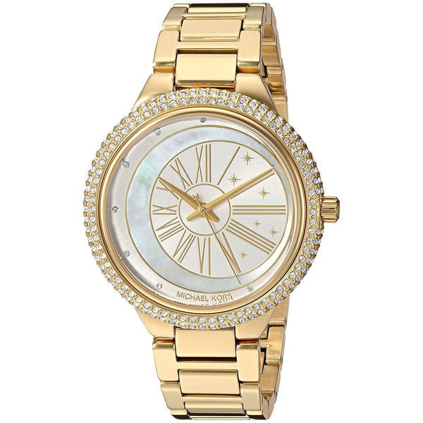 Michael Kors Women's MK6550 Taryn Crystal Gold-Tone Stainless Steel Watch