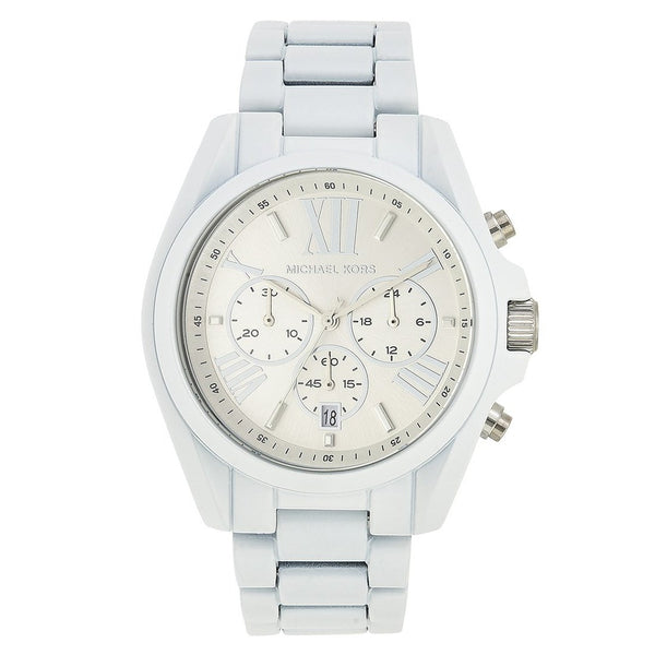Michael Kors Women's MK6585 Classic Chronograph White Stainless Steel Watch
