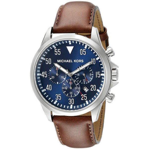 Michael Kors Men's MK8362 Gage Chronograph Brown Leather Watch