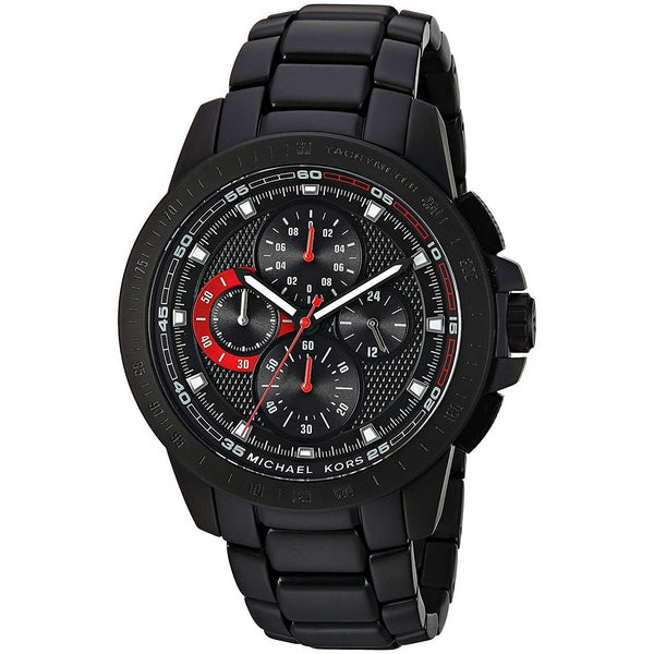 Michael Kors Men's MK8529 Ryker Chronograph Black Stainless Steel Watch