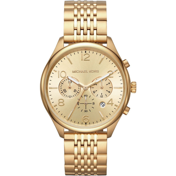 Michael Kors Men's MK8638 Merrick Chronograph Gold-Tone Stainless Steel Watch