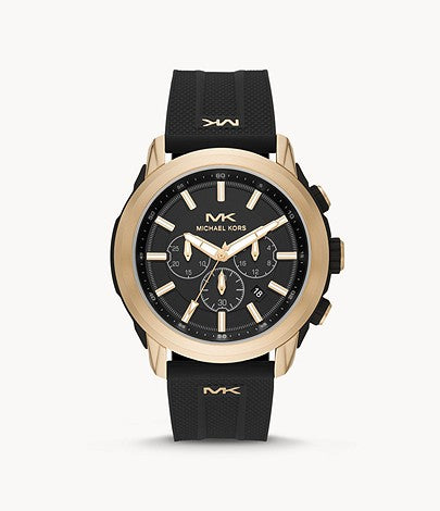 Kyle Chronograph Watch (Black/Gold)