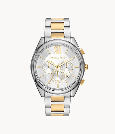 Michael Kors Langford Chronograph Two-Tone Stainless Steel Watch