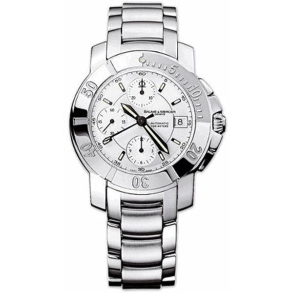 Baume & Mercier Men's MOA08402 Capeland S Chronograph Stainless Steel Watch