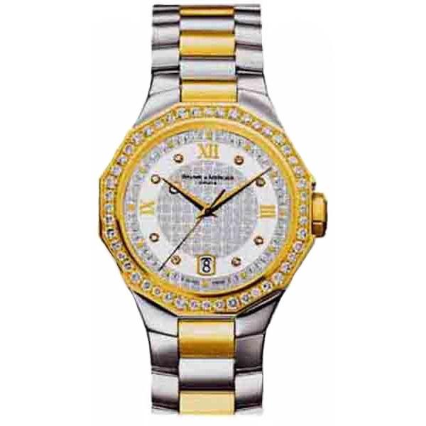 Baume & Mercier Women's MOA08463 Riviera Diamond Two-Tone 	Stainless Steel & Yellow Gold Watch