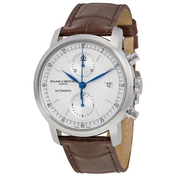 Baume & Mercier Men's MOA08692 Classima Executives Chronograph Automatic Brown Leather Watch