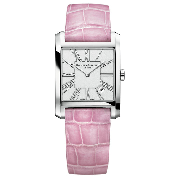 Baume & Mercier Women's MOA08742 Hampton Pink Leather Watch