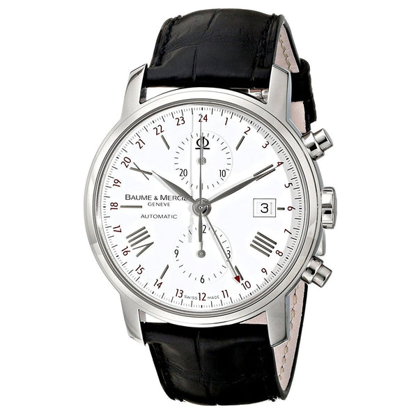 Baume & Mercier Men's MOA08851 Classima Executives Chronograph Automatic Black Leather Watch