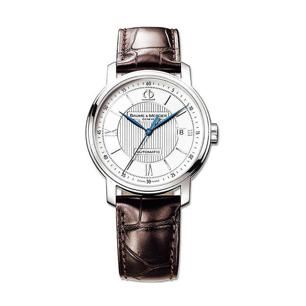 Baume & Mercier Men's MOA08874 Classima Executives Brown Leather Watch