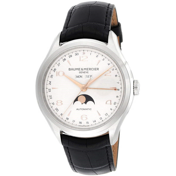 Baume & Mercier Men's MOA10055 Clifton Black Leather Watch