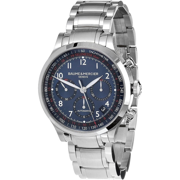 Baume & Mercier Men's MOA10066 Capeland Chronograph Stainless Steel Watch