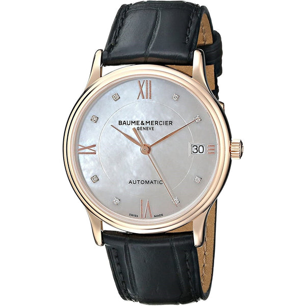 Baume & Mercier Men's MOA10077 Classima Black Leather Watch