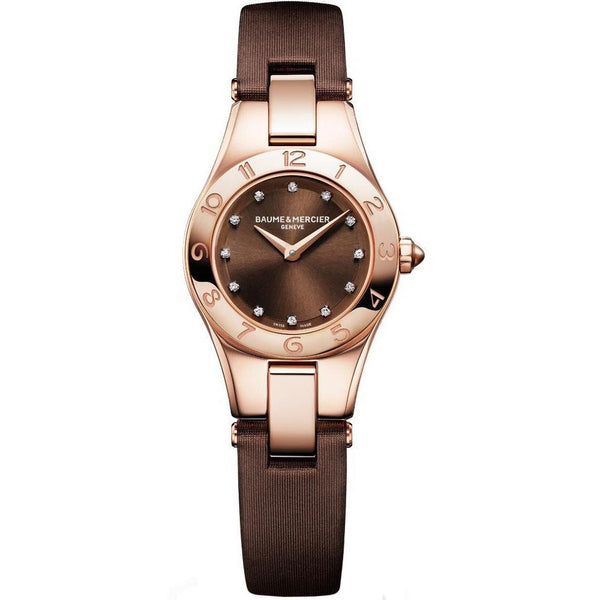 Baume & Mercier Women's MOA10090 Linea Brown Satin Watch