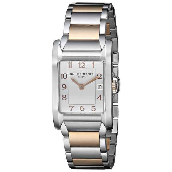 Baume & Mercier Women's MOA10108 Hampton Two-Tone 18kt Rose Gold and Stainless Steel Watch