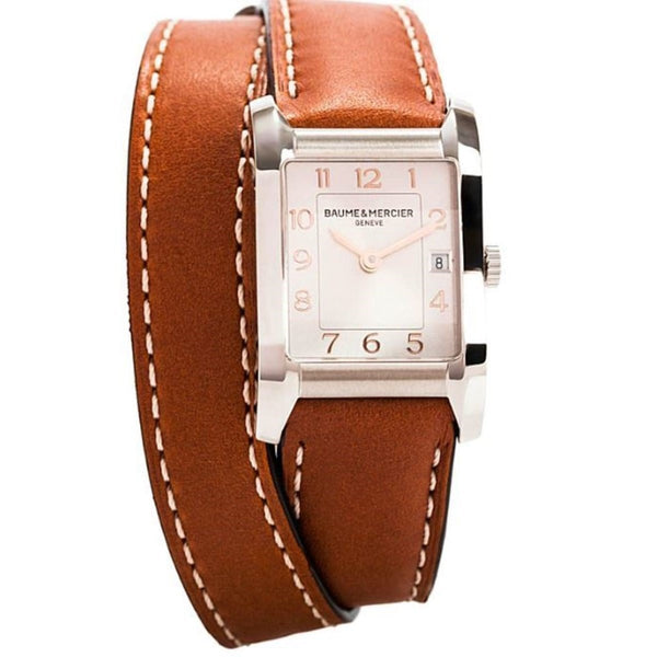 Baume & Mercier Women's MOA10110 Hampton Brown Leather Watch